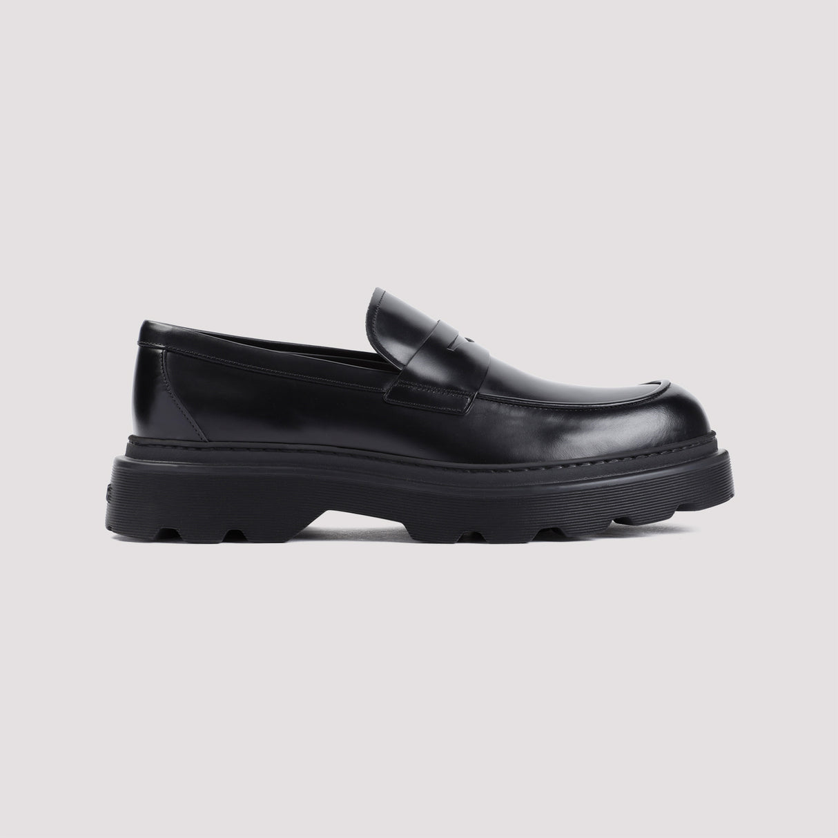 TOD'S Elegant Black Leather Loafers for Men