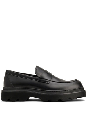 TOD'S RUBBER LEATHER LOAFERS