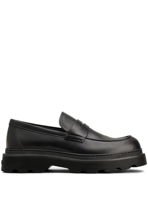 TOD'S Classic Black Leather Loafers