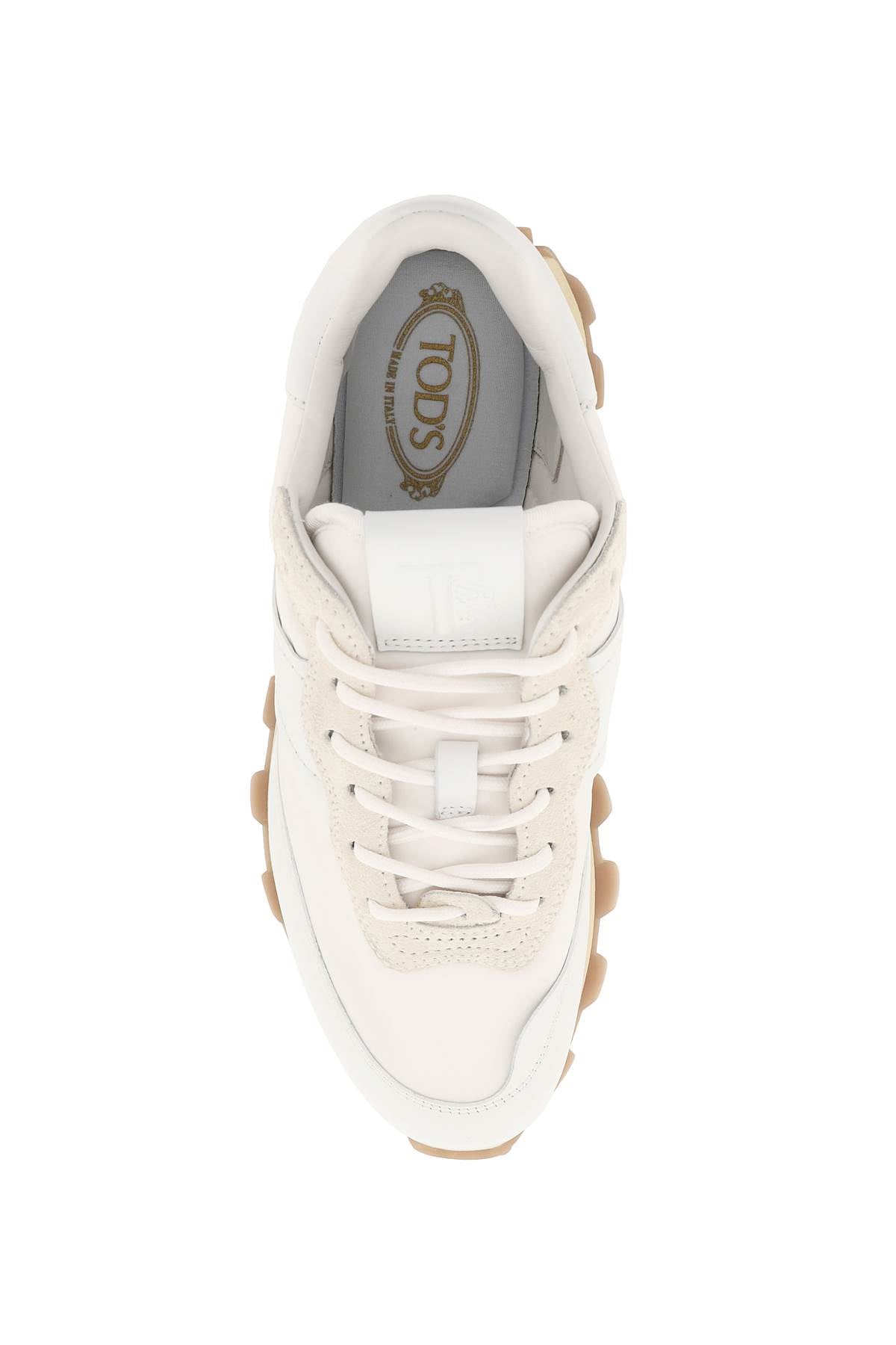 TOD'S Giày Sneaker Da Nam Trắng SS23