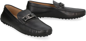 TOD'S Black Leather Loafers for Men - Trendy yet Comfortable Moccasins