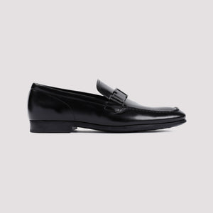 TOD'S Elegant Black Leather Loafers