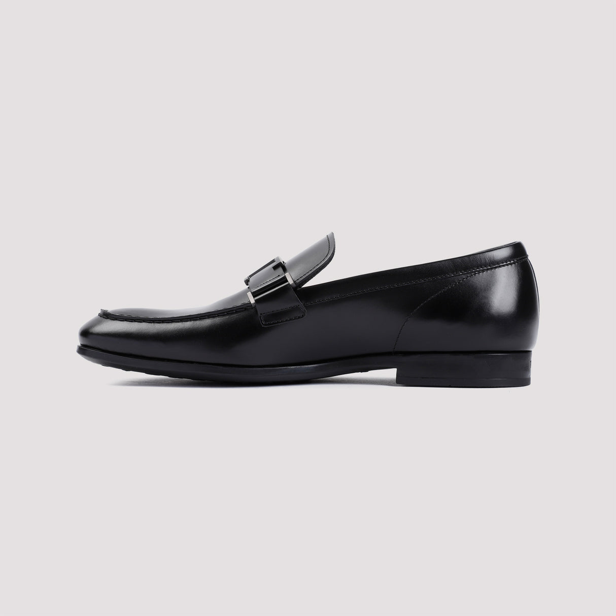 TOD'S Elegant Black Leather Loafers