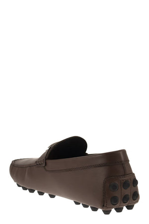 TOD'S Classic Casual Moccasin with Rubber Sole