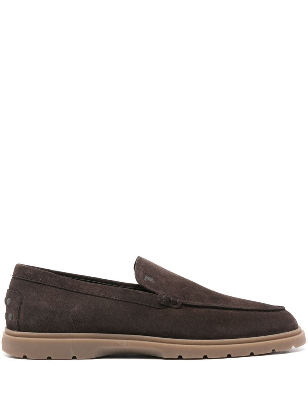 Moccasins da lộn có chữ ký cho nam - SS24