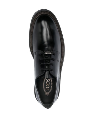 TOD'S Men's 23FW Black Laced up Shoes