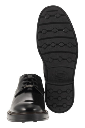 TOD'S Men's 23FW Black Laced up Shoes