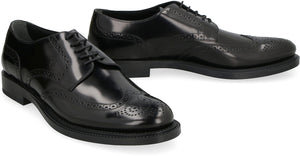 TOD'S LACE UP HIGH SHINE BROGUES