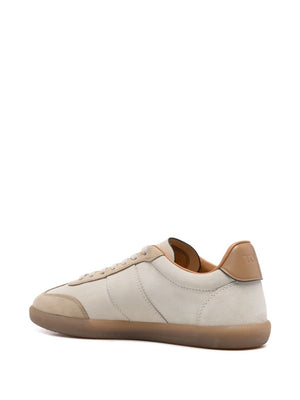 TOD'S Premium Leather Color-Block Sneakers for Men