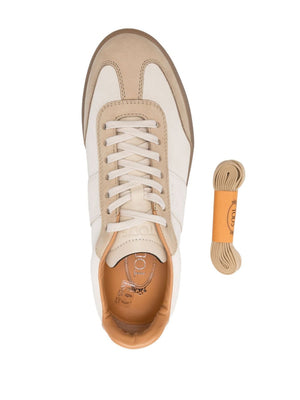 TOD'S Premium Leather Color-Block Sneakers for Men