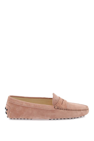 TOD'S Women’s Suede Loafers with Pebble Sole