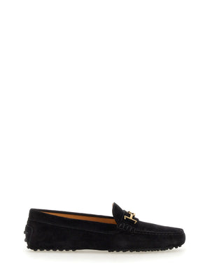 TOD'S Rubberized Moccasins for Women