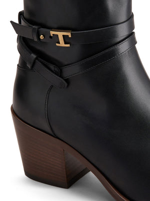 TOD'S 23FW Women's Black Boots