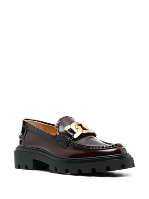 TOD'S Luxurious Black Loafers for the Modern Woman