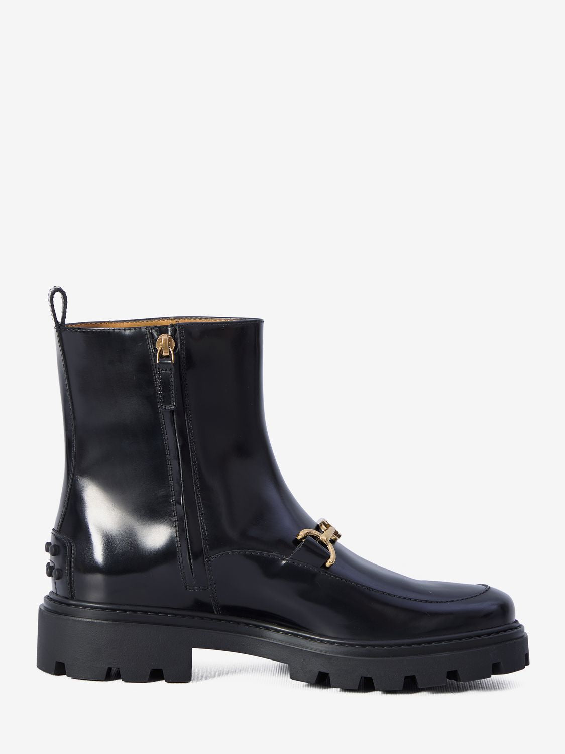 TOD'S Elegant Calfskin Leather Ankle Boots