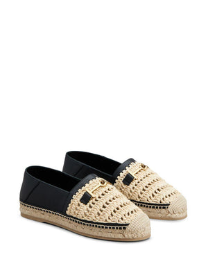 TOD'S Nero Intrecciato T Ring Sandals - SS24 Collection