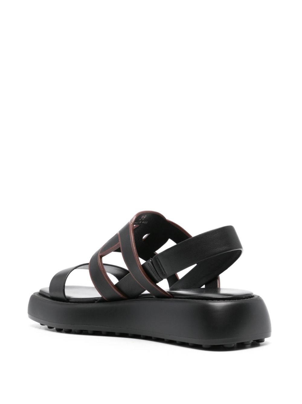 TOD'S Classic Black Chain Sandals for Women - SS24