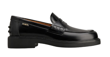 TOD'S Women's Leather Loafers with Penny Slot