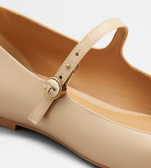 TOD'S Elegant Mini Flat Moccasins with Strap