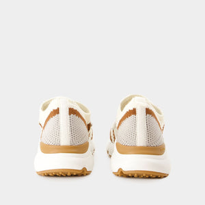 TOD'S Fashion-forward Tan Sneakers for Women