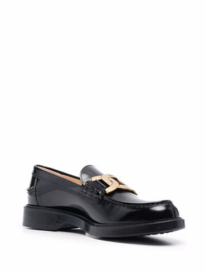 TOD'S 2024 Fall/Winter Women's Black Laced Up Shoes