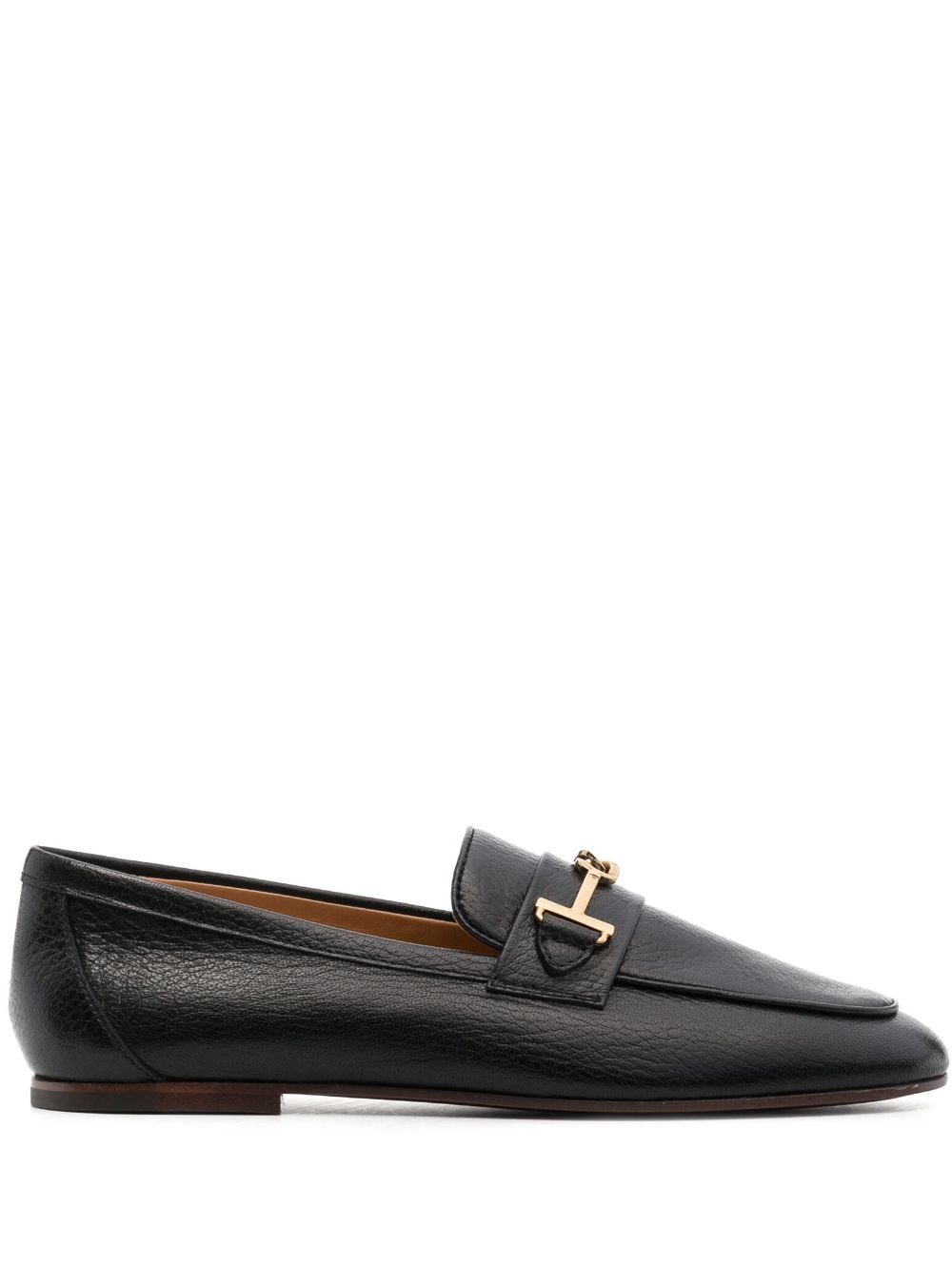 TOD'S T-RING LEATHER LOAFERS