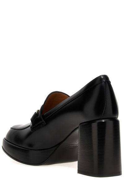 TOD'S 23FW Women's Laced up Heel Shoes - Black