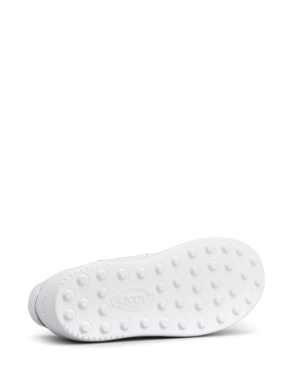 TOD'S Chic White Leather Platform Sneakers