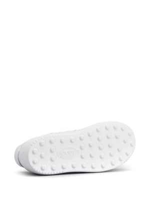 TOD'S Chic White Leather Platform Sneakers