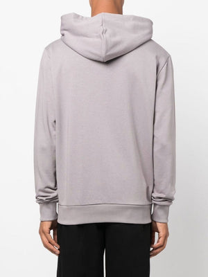 BALMAIN Men's Grey Hooded Sweatshirt for the FW22 Season