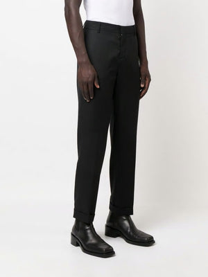 BALMAIN 22FW Men's Straight Pants in Black