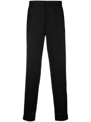 BALMAIN 22FW Men's Straight Pants in Black