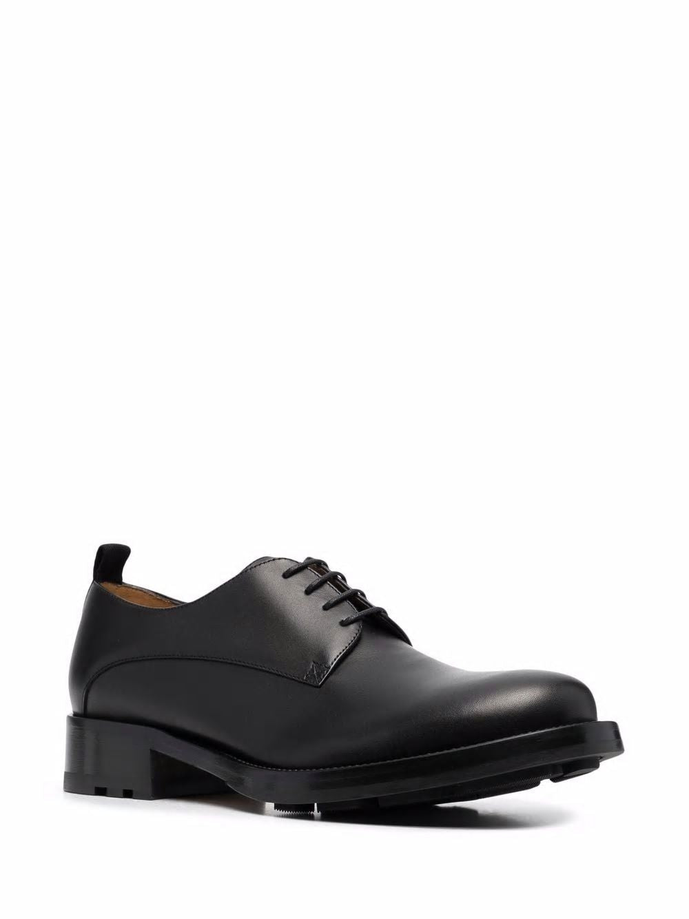 VALENTINO GARAVANI Men's Black Derby Dress Shoes for the Fashionable Gentleman