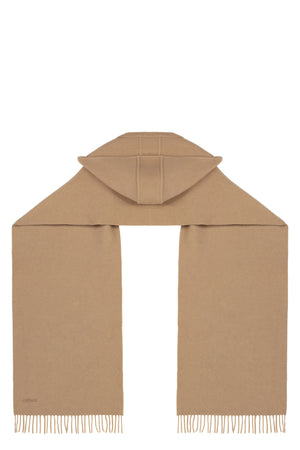 MAX MARA Frayed Hem Hood Scarf - 230 x 38 cm