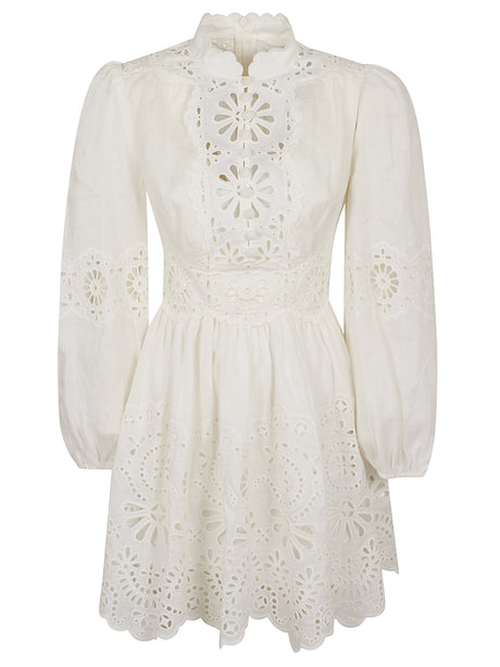 ZIMMERMANN Chic Linen Mini Dress for Women