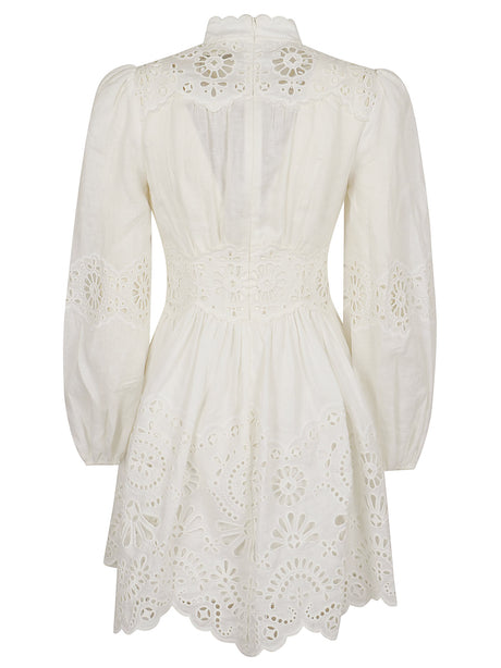 ZIMMERMANN Chic Linen Mini Dress for Women