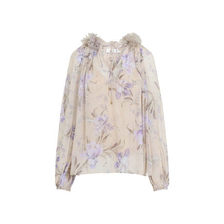 ZIMMERMANN Elegant Viscose Shirt for Women - Spring Summer 25