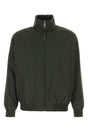 FENDI Stylish Army Green Nylon Bomber Jacket for Men