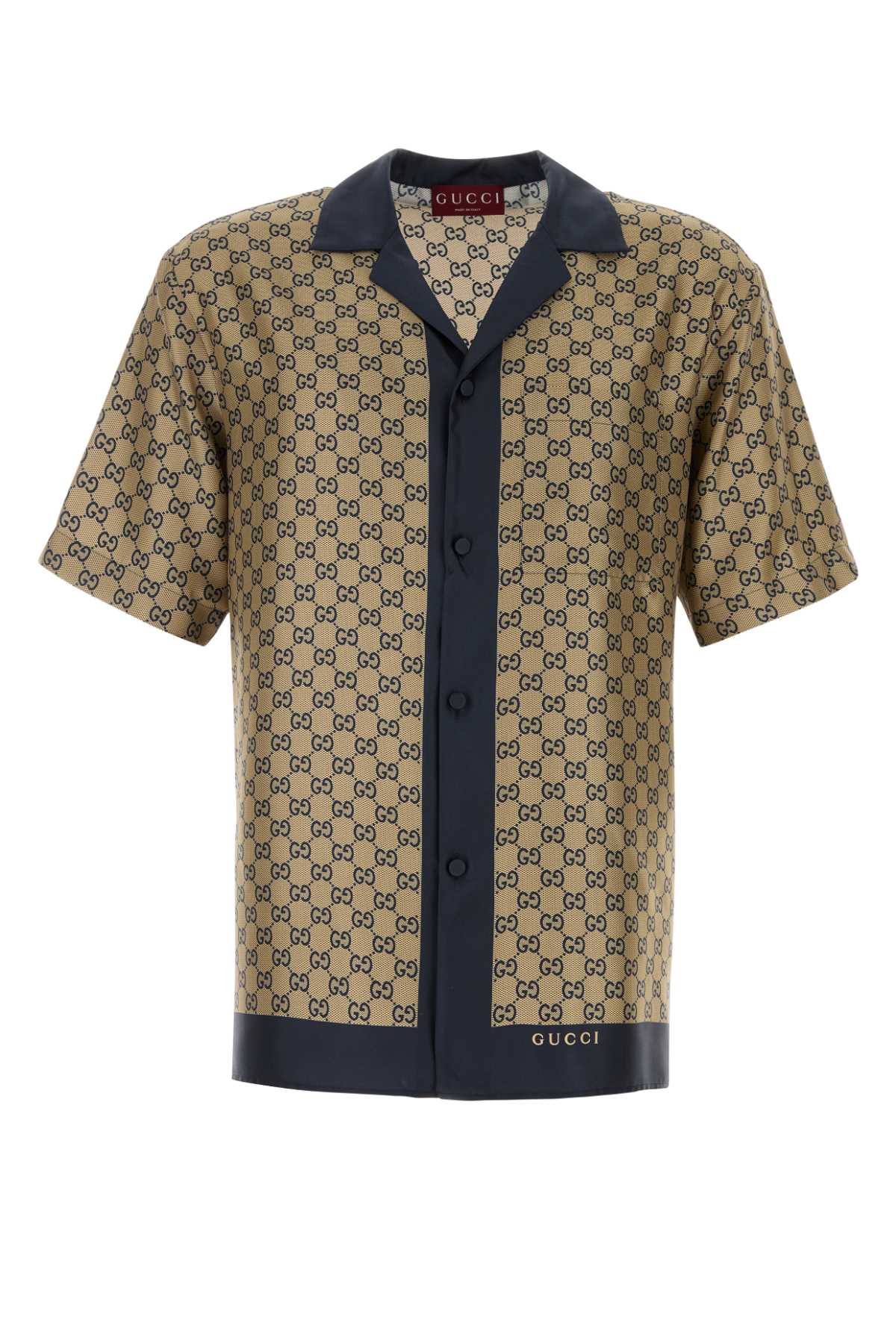 GUCCI Printed Silk Shirt for Men