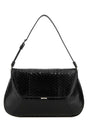 AMINA MUADDI Mini Black Leather Handbag