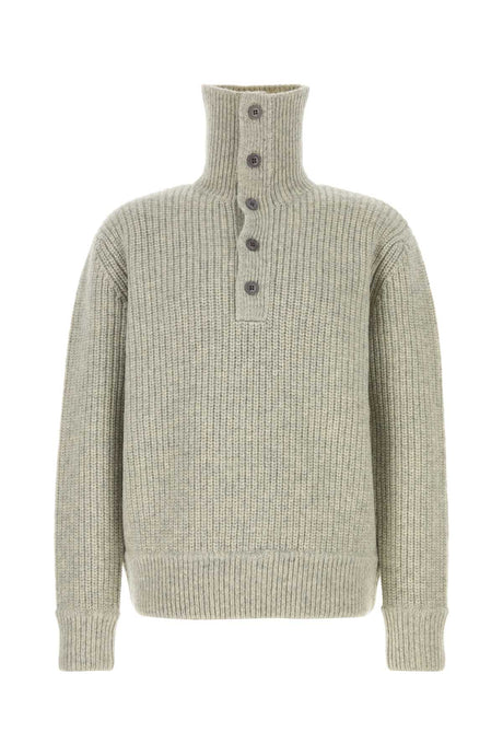 DRIES VAN NOTEN Stylish Grey Wool Sweater for Men