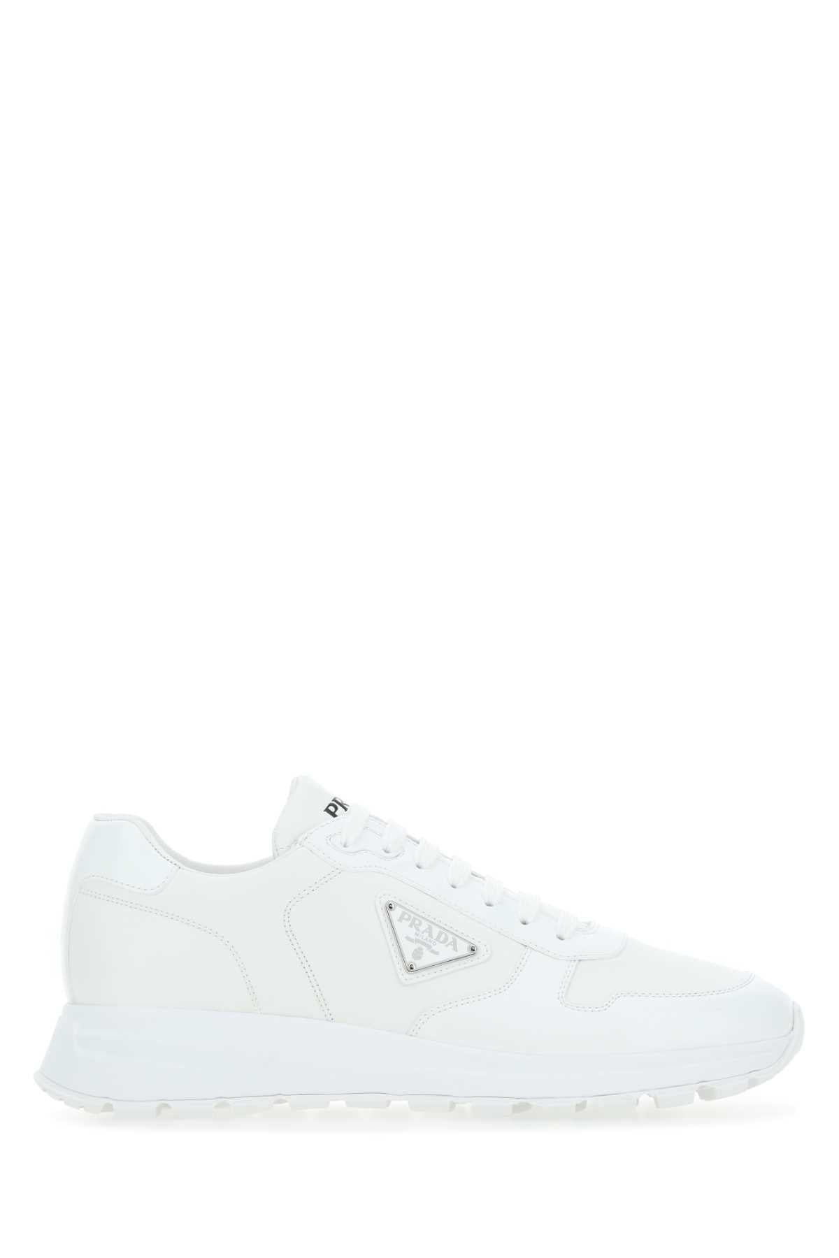 PRADA Re-nylon and Leather Sneakers for Men