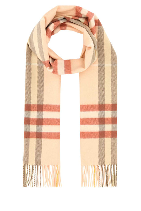 BURBERRY Giant Check Cashmere Scarf