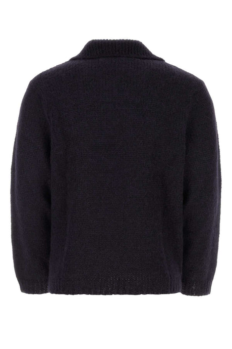 BODE Midnight Blue Mohair Blend Sweater