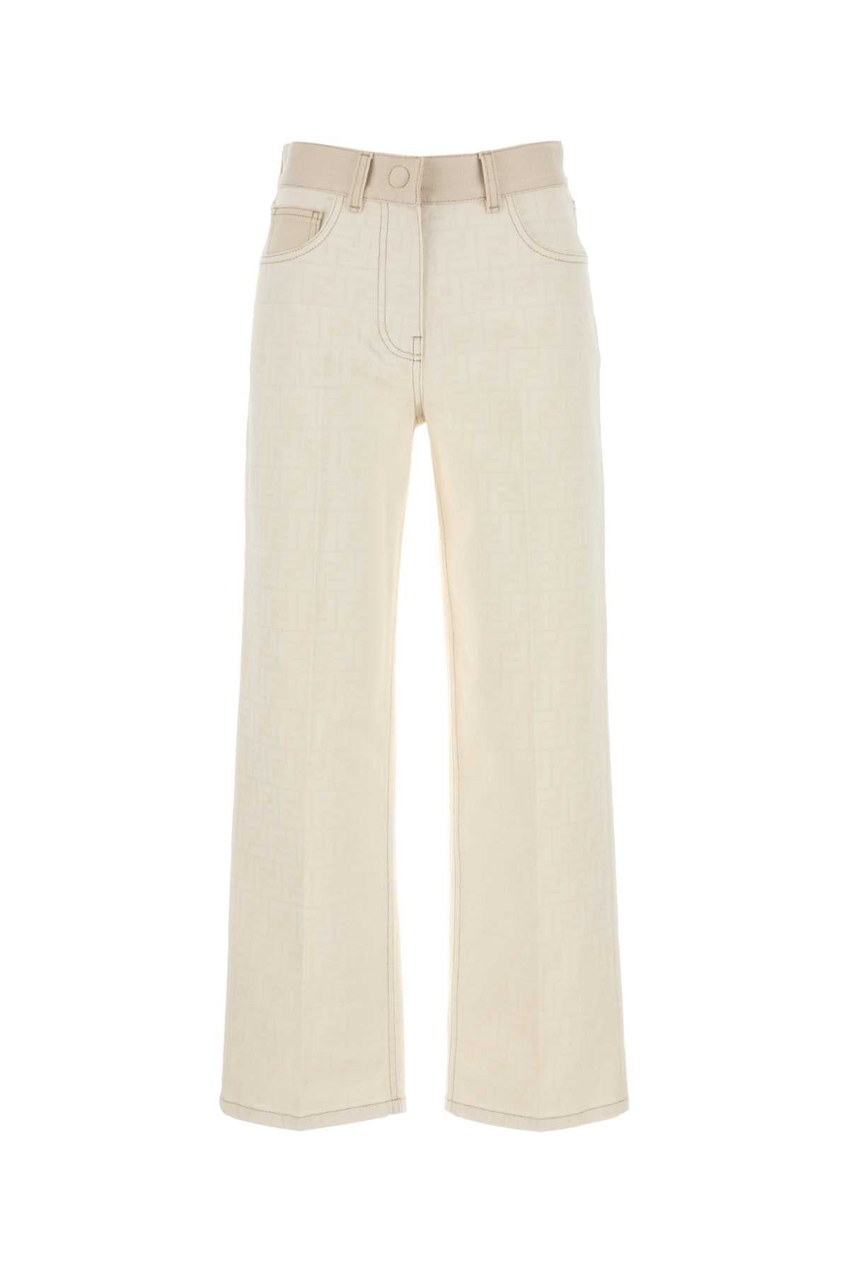 FENDI Printed Denim Jeans for Women - 24W Season Style