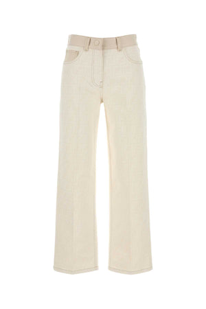 FENDI Printed Denim Jeans for Women - 24W Season Style