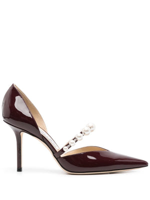 JIMMY CHOO AURELIE PATENT LEATHER PUMPS