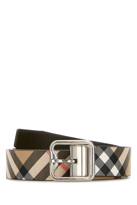 BURBERRY Printed Reversible Belt - 3.5 cm Height