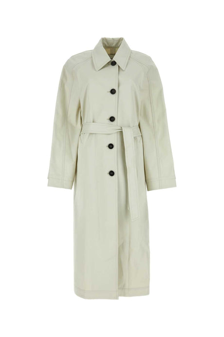 LOW CLASSIC Chalk Cotton Ventile Trench Jacket