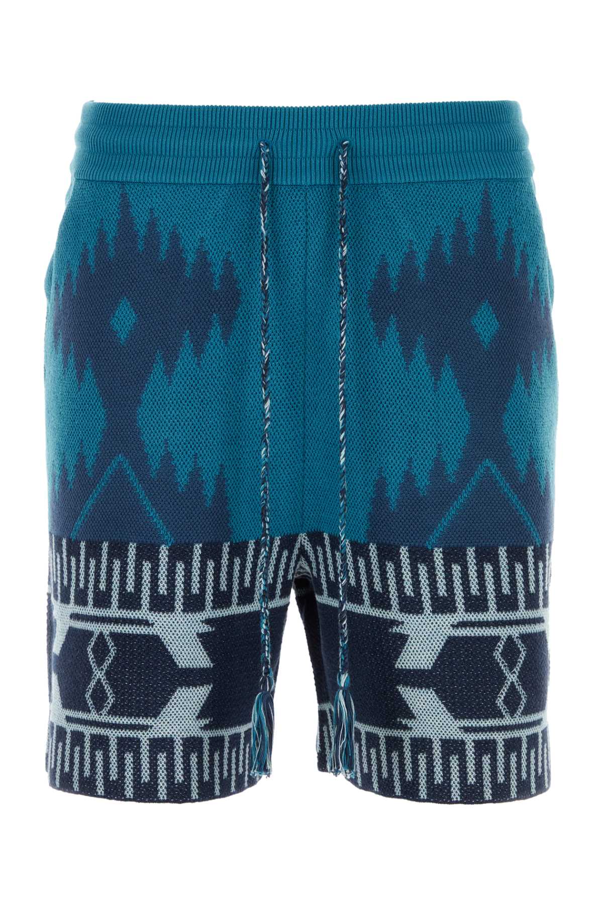 ALANUI Embroidered Mini Bermuda Shorts for Men